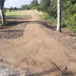 Etablering af grussti