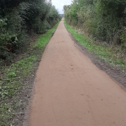 Renovering af grussti Fjordstien