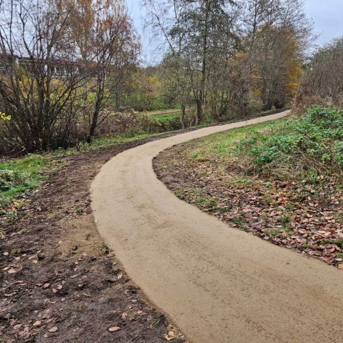 vedligeholdelse af grussti